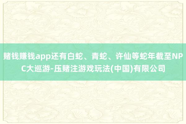 赌钱赚钱app还有白蛇、青蛇、许仙等蛇年截至NPC大巡游-压赌注游戏玩法(中国)有限公司
