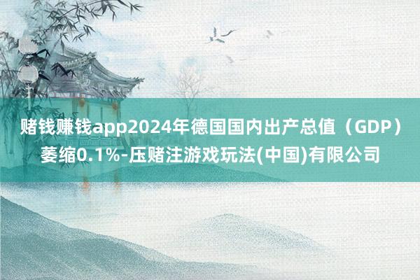 赌钱赚钱app2024年德国国内出产总值（GDP）萎缩0.1%-压赌注游戏玩法(中国)有限公司
