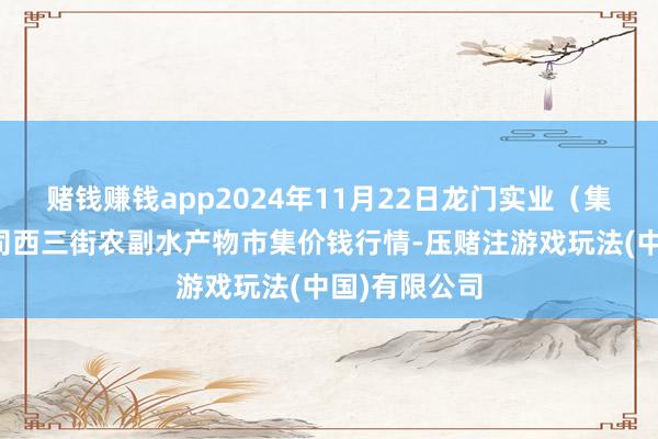 赌钱赚钱app2024年11月22日龙门实业(集团)有限公司西三街农副水产物市集价钱行情-压赌注游戏玩法(中国)有限公司