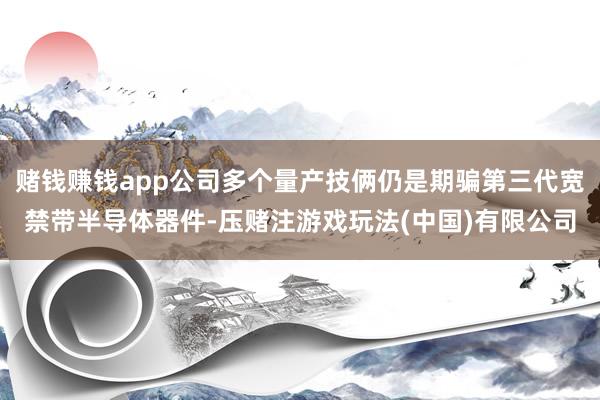 赌钱赚钱app公司多个量产技俩仍是期骗第三代宽禁带半导体器件-压赌注游戏玩法(中国)有限公司