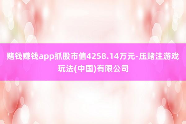 赌钱赚钱app抓股市值4258.14万元-压赌注游戏玩法(中国)有限公司