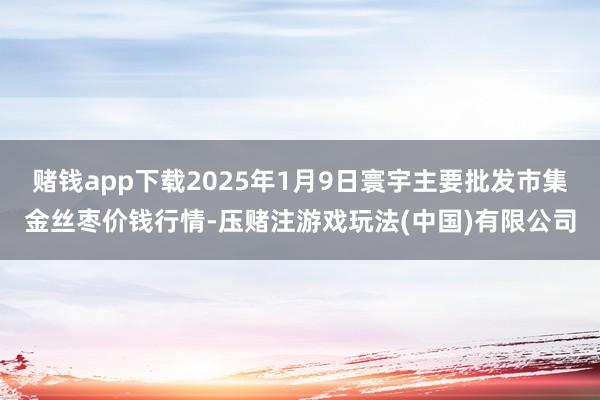 赌钱app下载2025年1月9日寰宇主要批发市集金丝枣价钱行情-压赌注游戏玩法(中国)有限公司