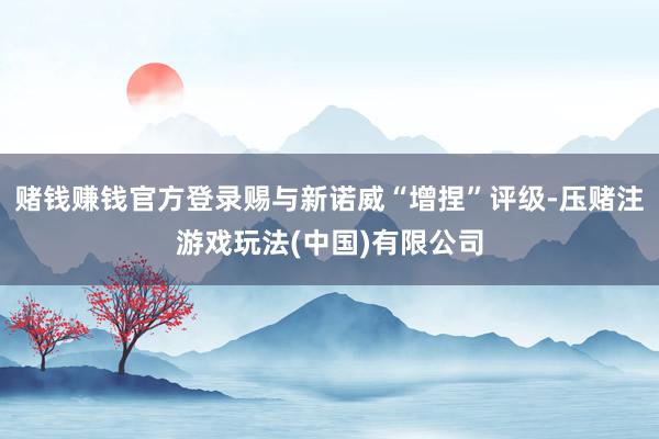 赌钱赚钱官方登录赐与新诺威“增捏”评级-压赌注游戏玩法(中国)有限公司