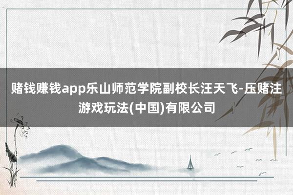 赌钱赚钱app乐山师范学院副校长汪天飞-压赌注游戏玩法(中国)有限公司