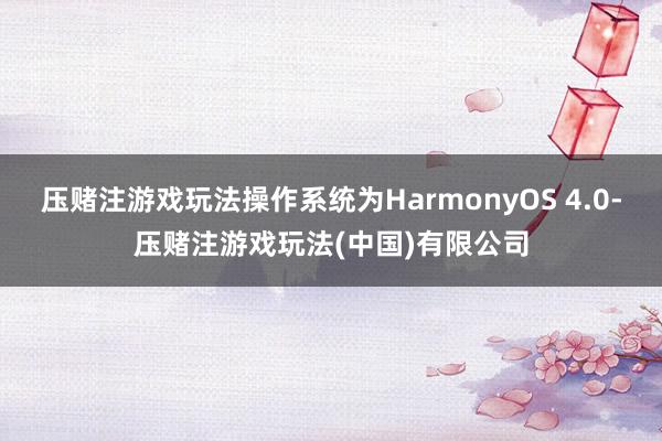压赌注游戏玩法操作系统为HarmonyOS 4.0-压赌注游戏玩法(中国)有限公司