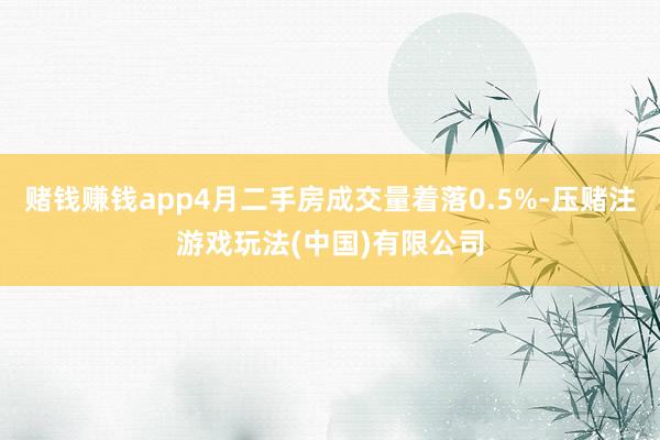 赌钱赚钱app4月二手房成交量着落0.5%-压赌注游戏玩法(中国)有限公司