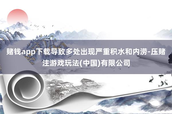 赌钱app下载导致多处出现严重积水和内涝-压赌注游戏玩法(中国)有限公司