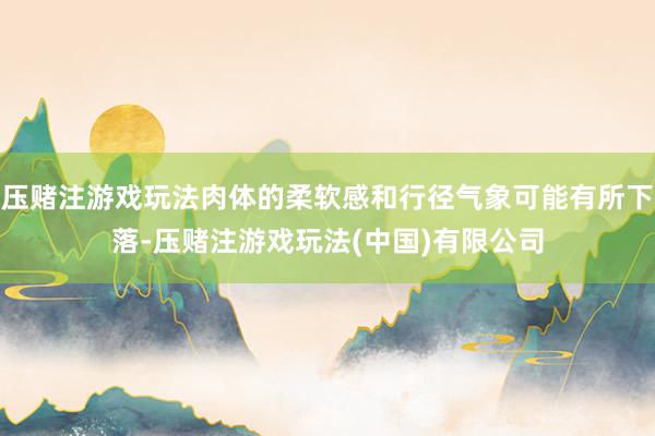 压赌注游戏玩法肉体的柔软感和行径气象可能有所下落-压赌注游戏玩法(中国)有限公司
