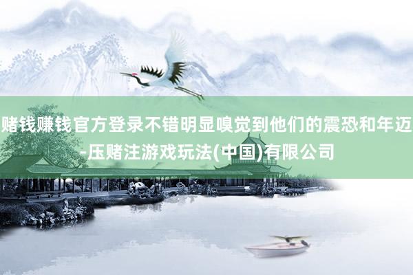赌钱赚钱官方登录不错明显嗅觉到他们的震恐和年迈-压赌注游戏玩法(中国)有限公司